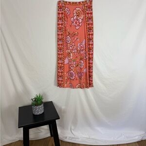 Chelsea & Violet Floral Boho Maxi Skirt Sz Small NWT